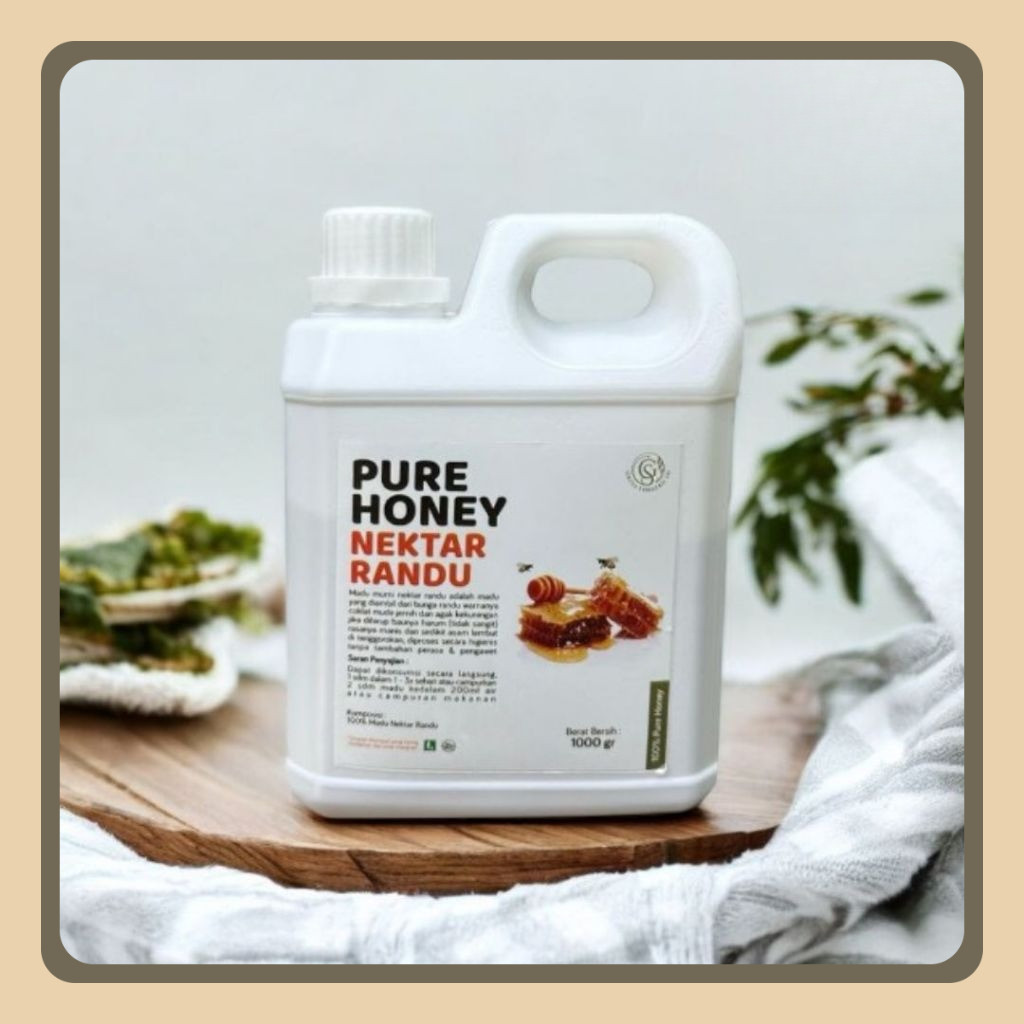 

Madu Murni Free Sendok Kayu Kemasan 1 Kg 100% Murni Langsung Dari Peternak Fresh