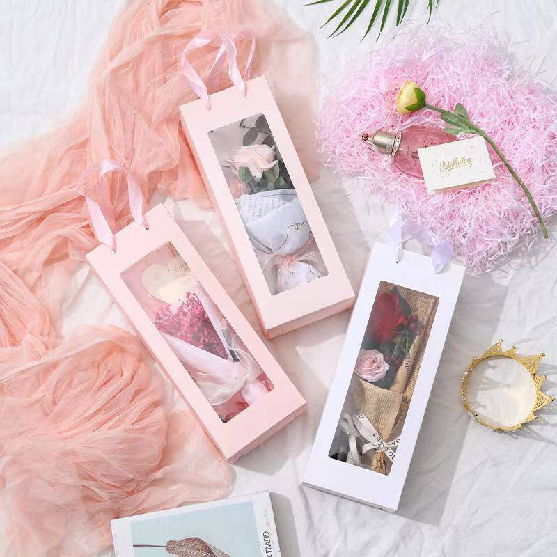 

PAPERBAG GIFT/PAPERBAG KADO BUNGA MOTHERS DAY/PAPERBAG PUTIH/KOTAK KADO PUTIH