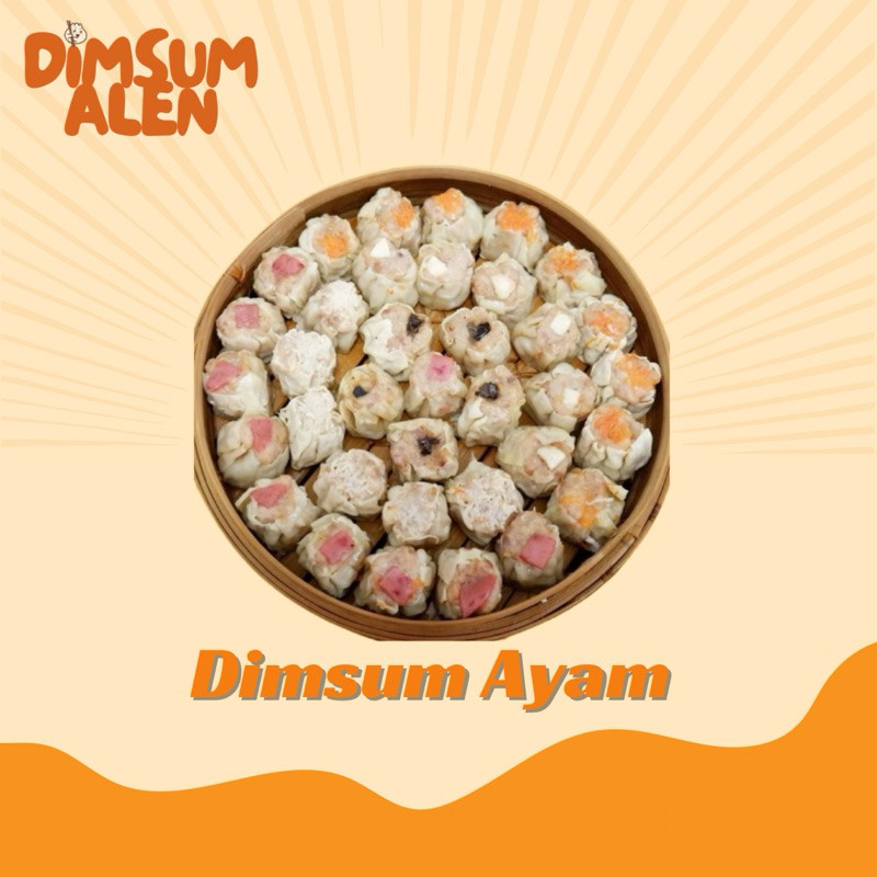 

Dimsum Ayam 50pcs Mix Topping Termasuk Saus Merah
