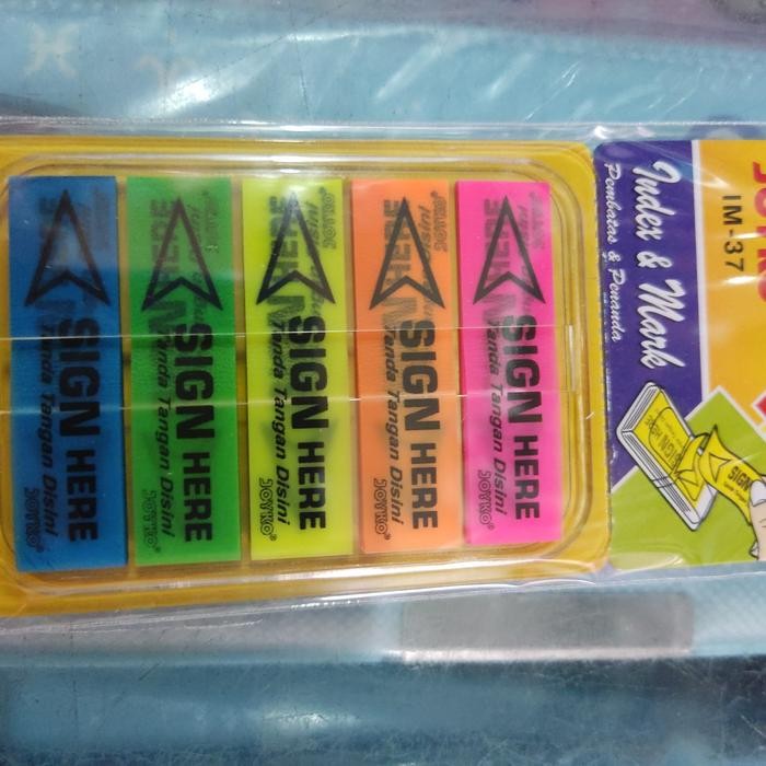 

TERLARIS! Sign Here 5 warna Joyko im 37