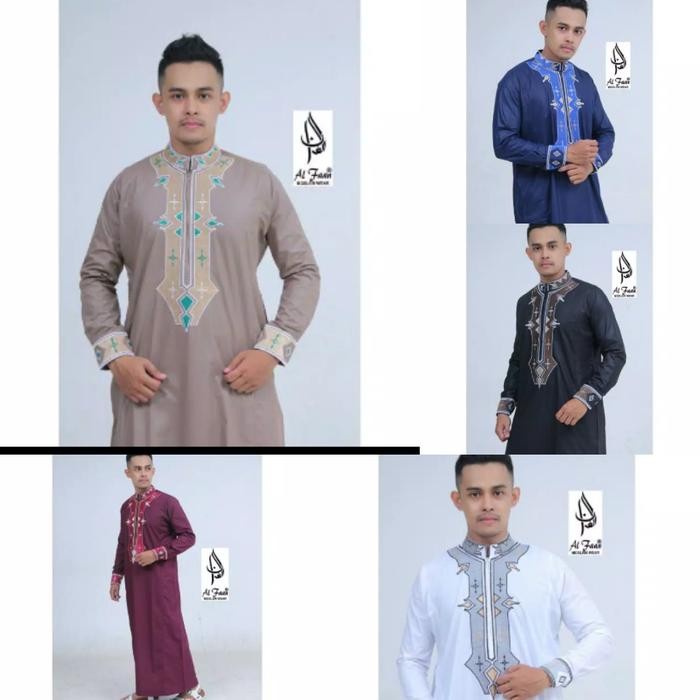 jubah gamis al faan elegan