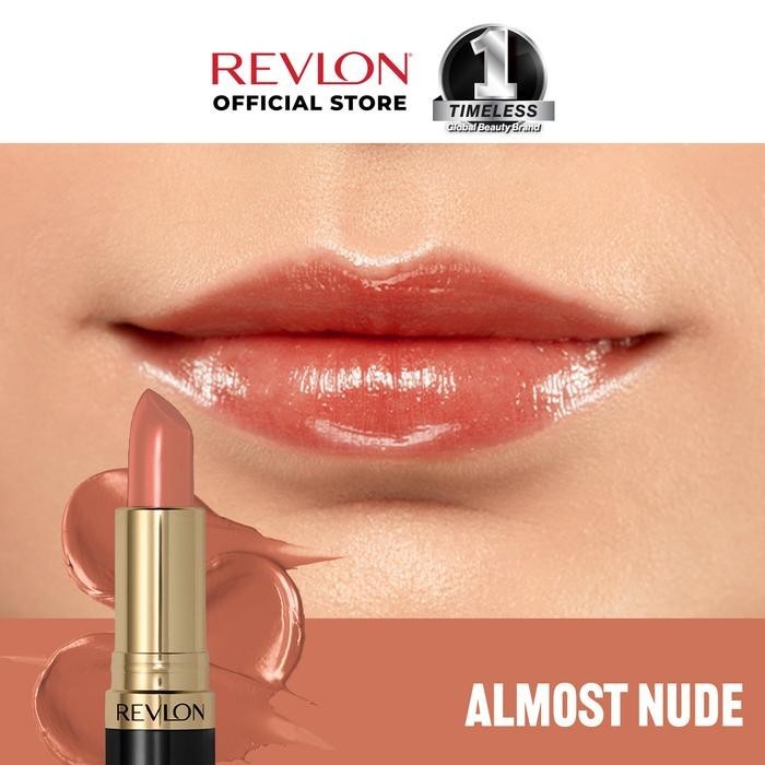Revlon Superlustrous Lipstik (crème lipstick make up) - Almost Nude - 117