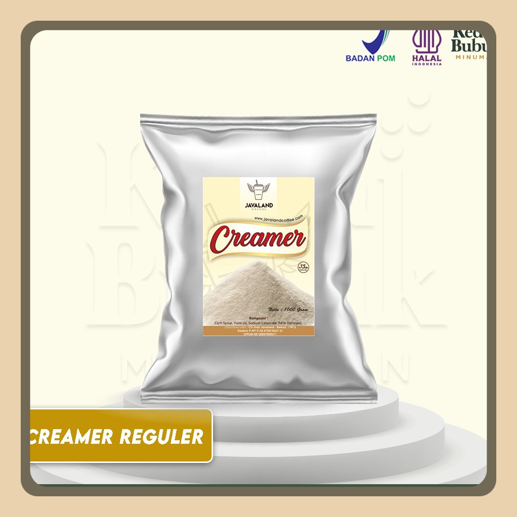 

Javaland Bubuk Creamer / Krimer 1Kg - Regular | Non Dairy | Creamy Café