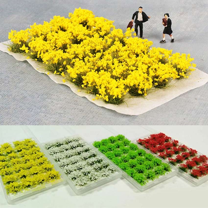 Maket Bunga Liar Kecil Taman Pohon Miniatur Buket Bunga Ornament Bonsai Artificial Diorama Dollhouse