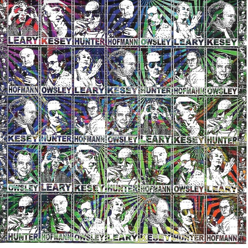 

Pioneer Psychedelic LSD/Acid Free Blotter Art Home Decoration Painting Wall Picture Room De