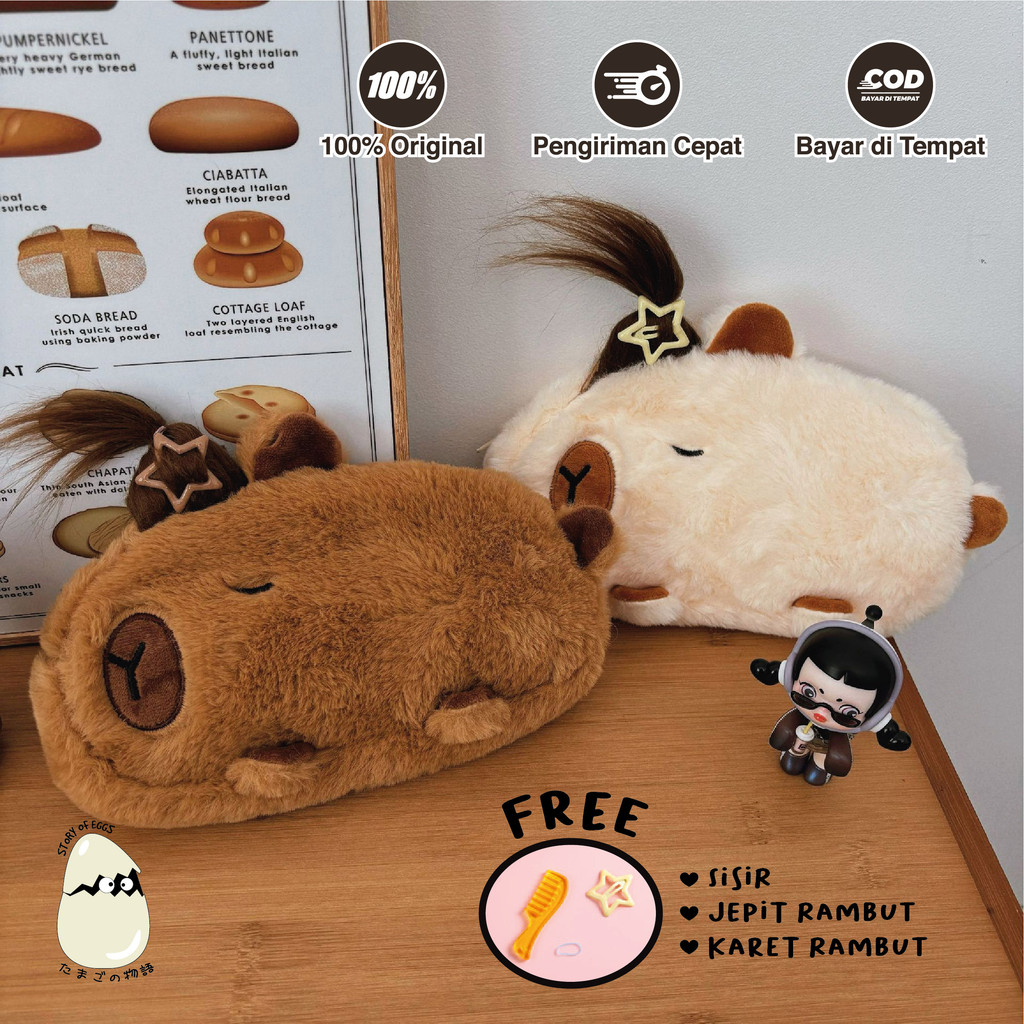

Kotak Pensil Capybara l Tempat Pensil l Pencil Case l Kotak Pensil Aesthetic lPensil Case l Kapibara
