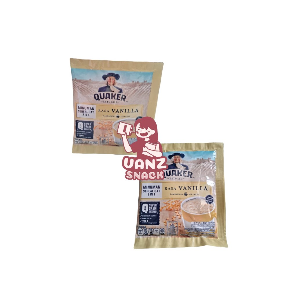 

Quaker Minuman Sereal Oat 3 in 1 Sarapan Bergizi dan Sumber Serat Sachet 28 gram