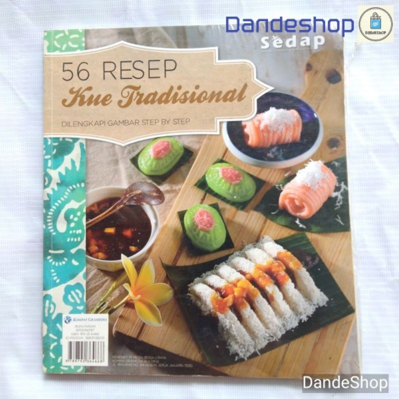 56 Resep Kue Tradisional SEDAP - Buku Resep GRAMEDIA MEDIA BOGA (tebal premium)