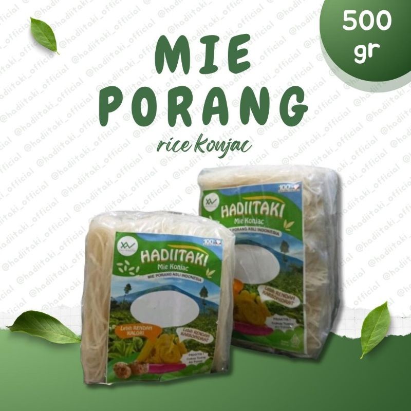 

HADIITAKI Mie Porang 500gr - Mie Diet/Shirataki/Konjac