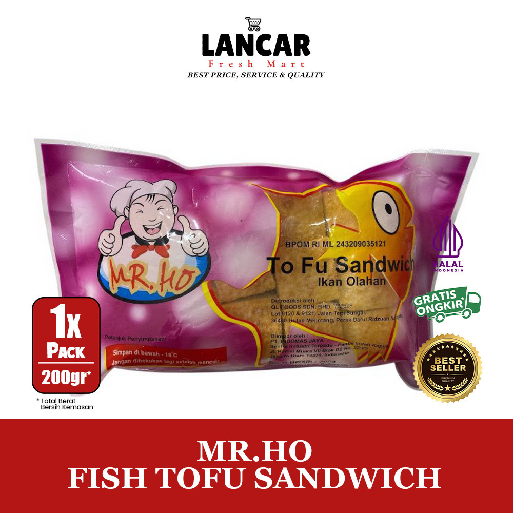 

MR.HO FISH TOFU SANDWICH 200GR