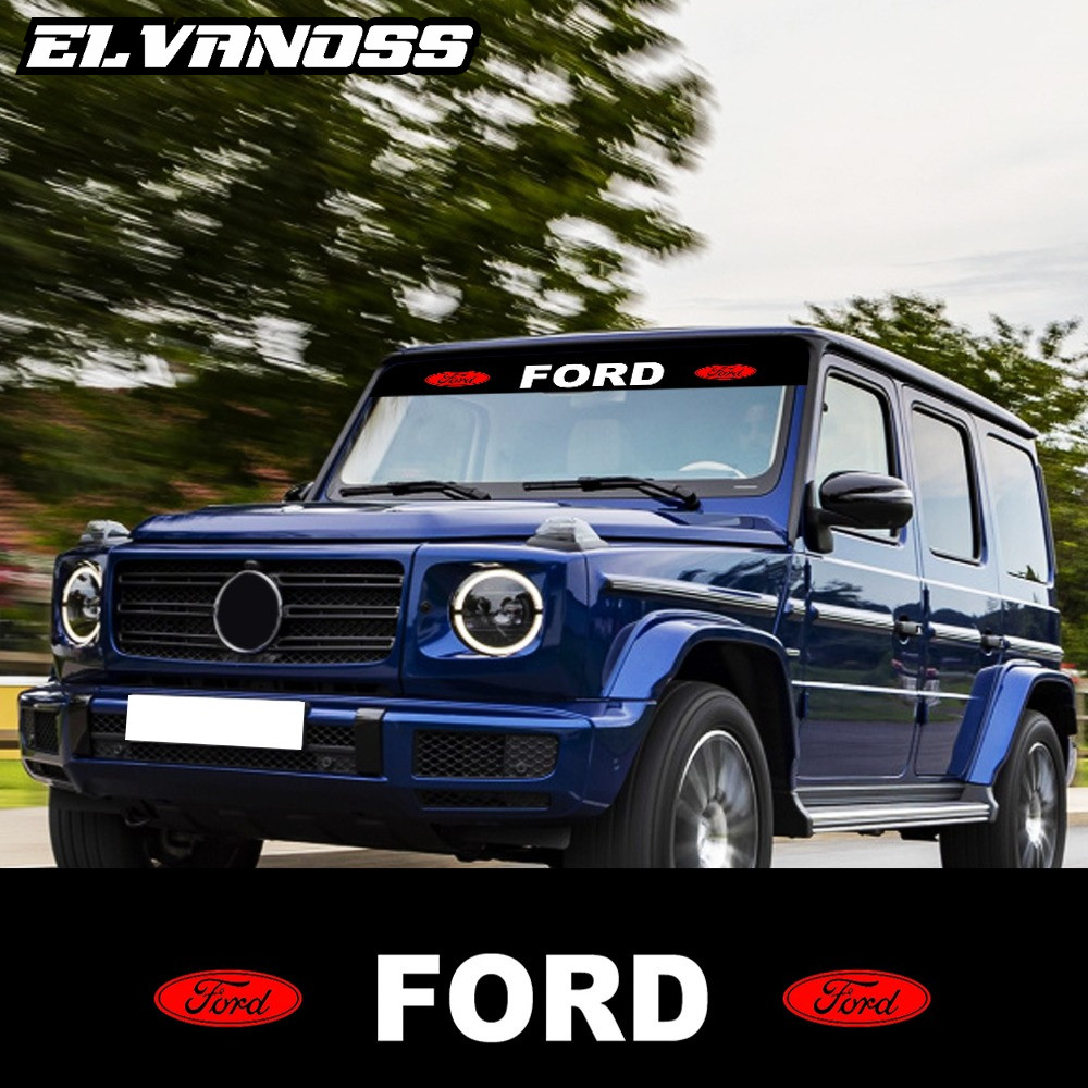 Stiker  Kaca Depan Mobil Custom Winshield Sticker Car  For Ford Fiesta Free Request  Desain