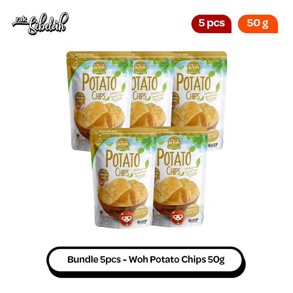 

Bundle 5pcs - Woh Potato Chips 50 gr