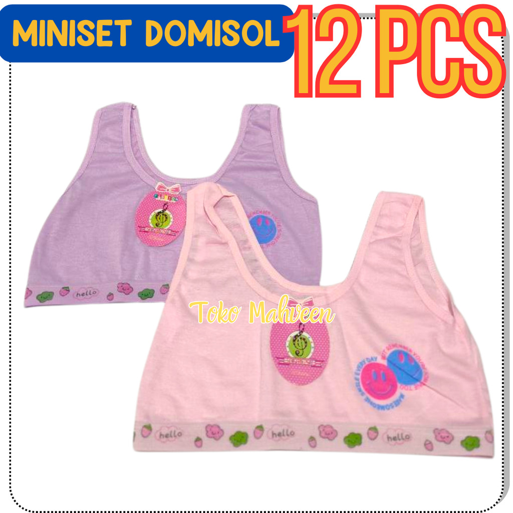 GROSIR 1 LUSIN Bra Mini Remaja Miniset Anak SD SMP Katun Lucu