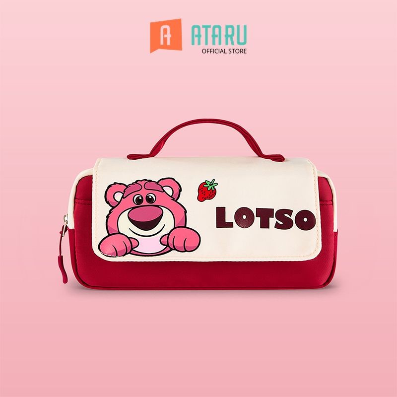 

Ataru Tempat Pensil Multifungsi Lotso - Pink Pouch Pensil Pulpen Pencil Case Tempat Alat Tulis Peralatan Tulis Kids School Stationery