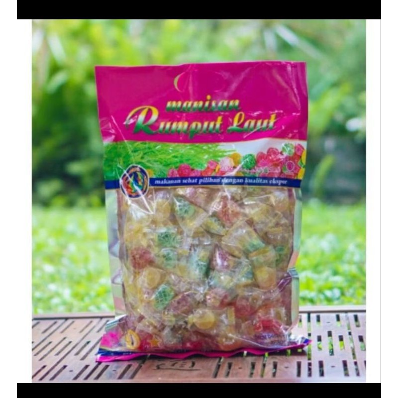 

Dodol Rumput Laut rasa Permen manis 800gr terlaris dan viral