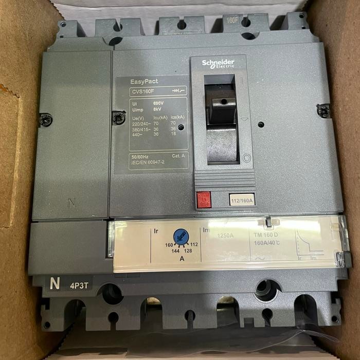 SCHNEIDER MCCB CVS160F 160A 4P 36KA Original