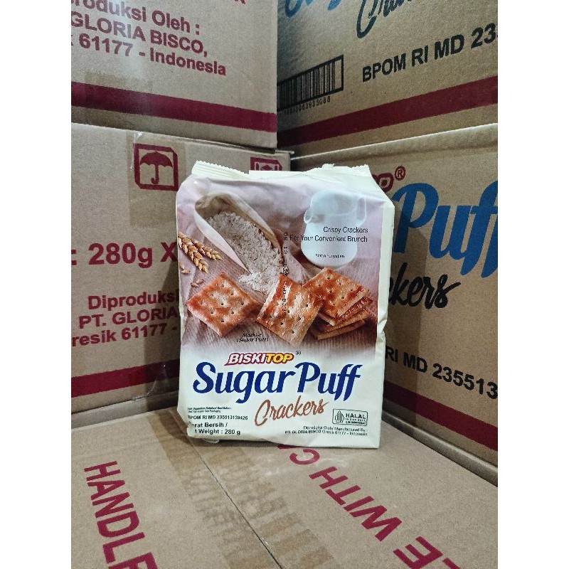 

sugar puff crackers 280g 1 karton isi 12