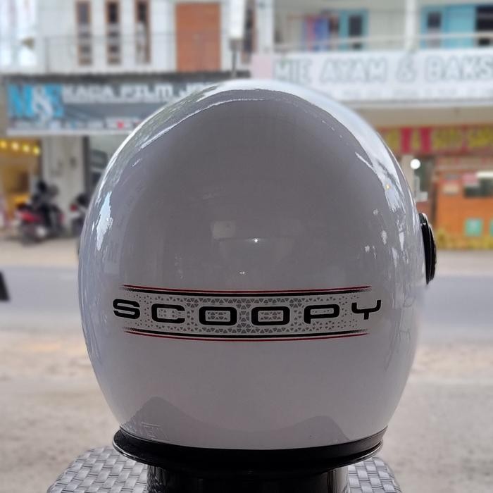 helm scoopy - Putih