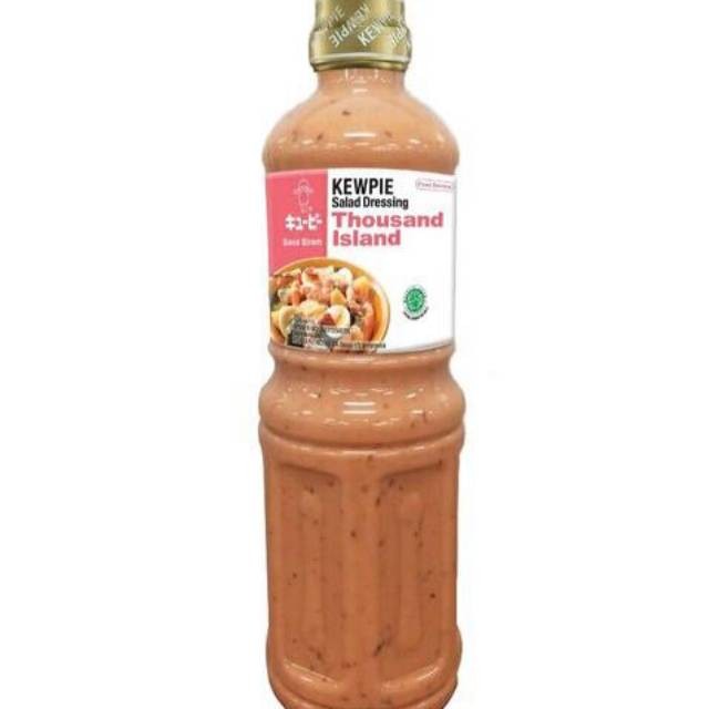 

AD Kewpie THOUSAND ISLAND 1 Liter Salad Dressing Saus Siram Khas JEPANG