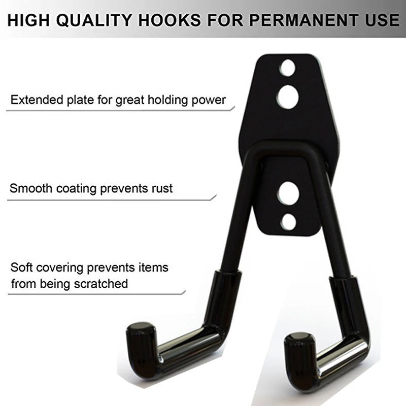 

ORIGINAL MCIRON Gantungan Dinding Hook Wall Mount Organizer Heavy Duty - MC001