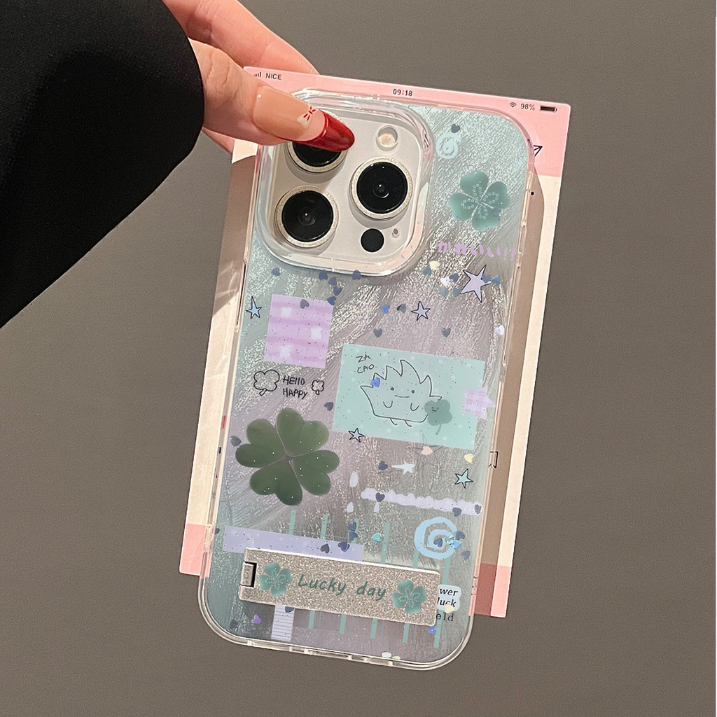 Cocok untuk braket casing ponsel OPPO A15 A16 casing hp A17 A3S A60 A54 A57 OPPO A53 A58 A1K OPPO A3