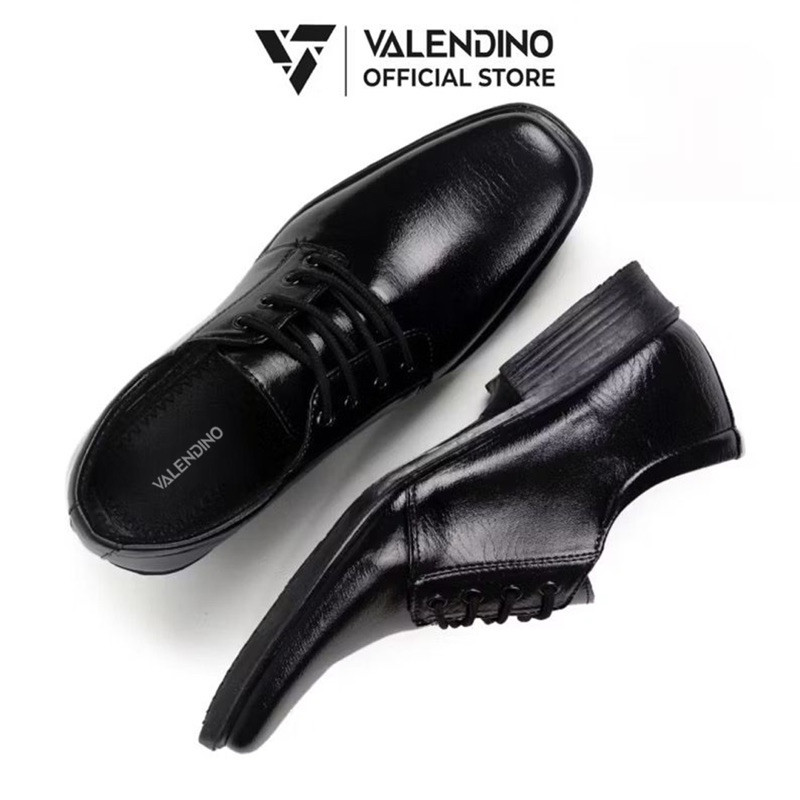 [PREMIUM ORIGINAL] VALENDINO Sepatu Pantofel Pria Kulit Tali