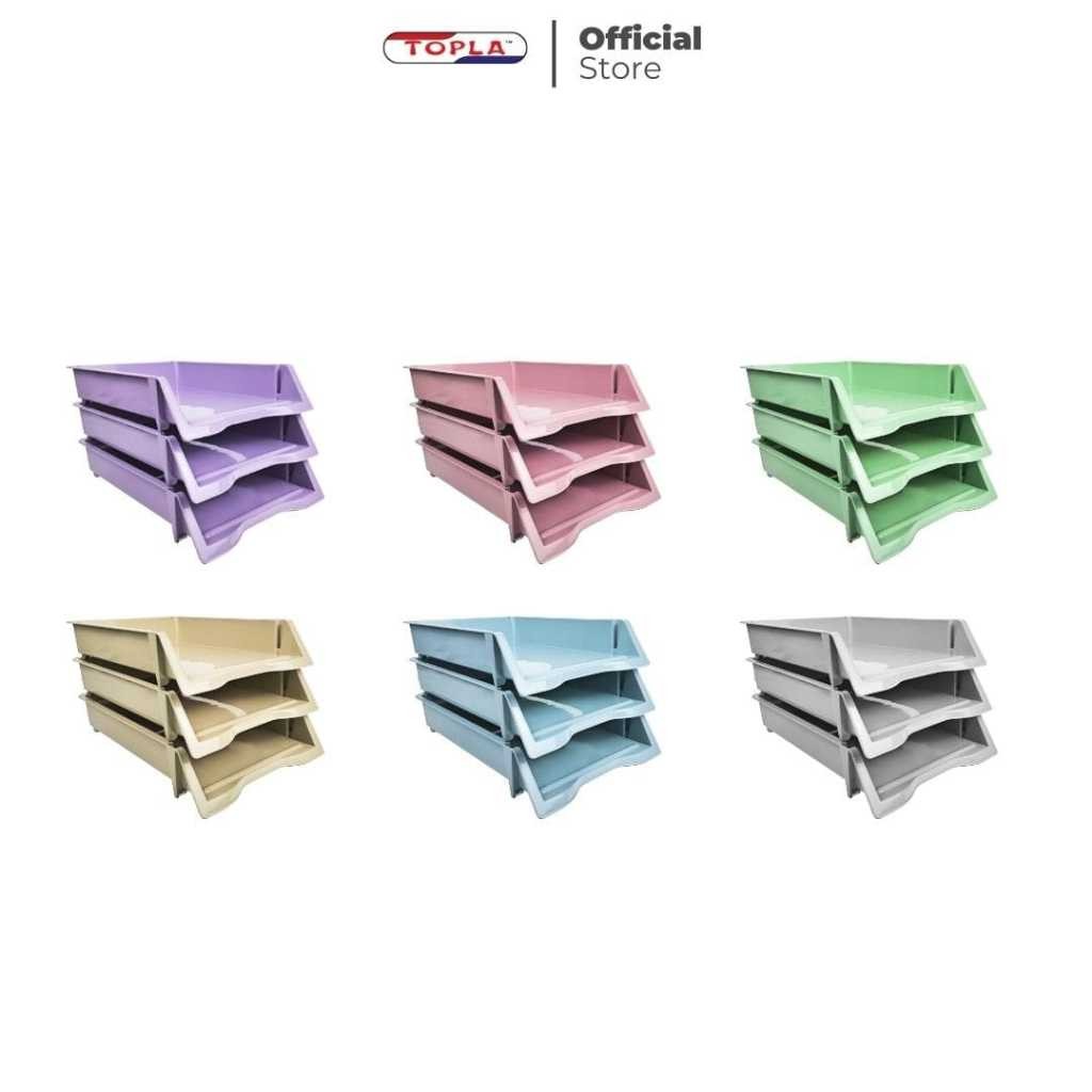

Elevated Tray Topla / Rak Susun Topla Plastik 3 Tingkat