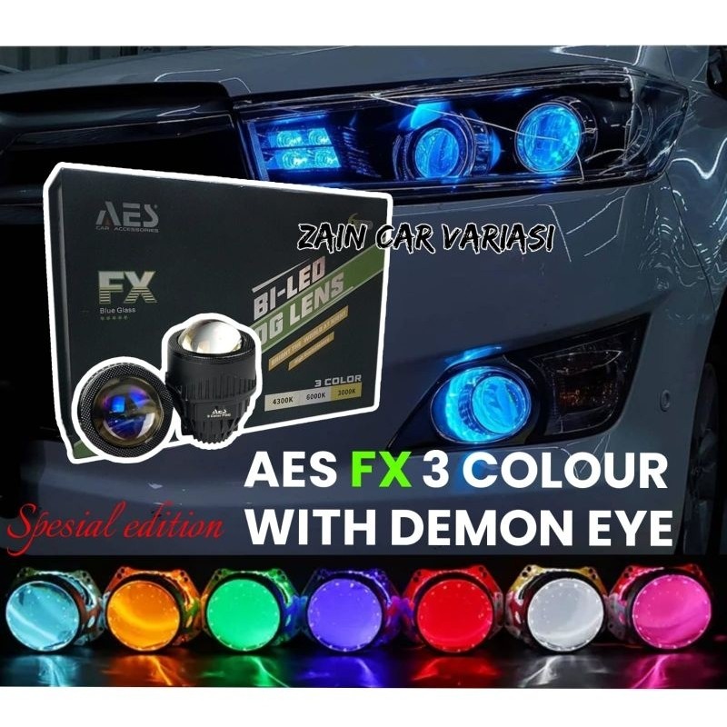 FOGLAMP BILED DEMON EYE ORIGINAL AES FX BUKAN Q8 Q3 INNOVA REBORN VENTURER VRZ YARIS VIOS PAJERO EXP