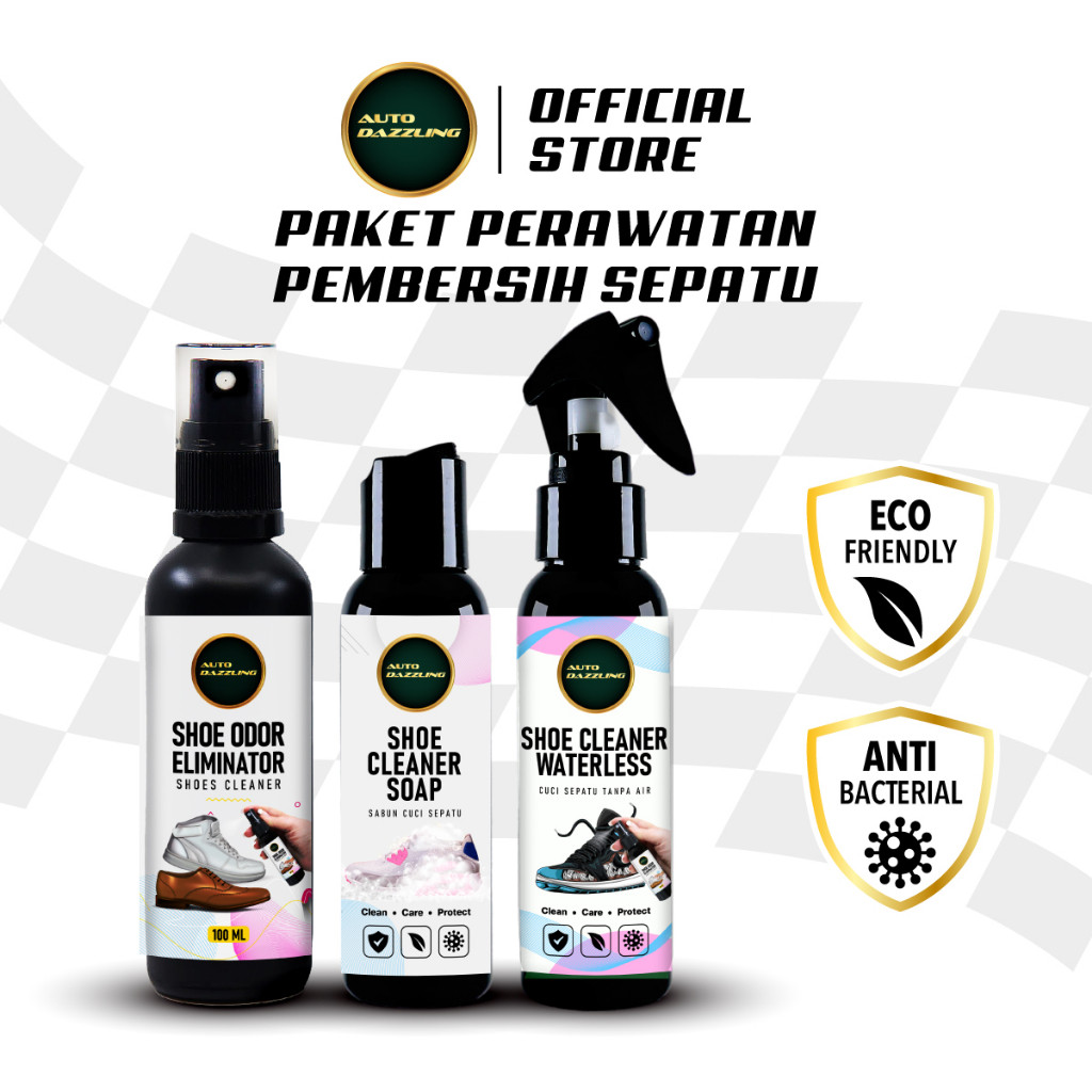 Auto Dazzling Shoe Cleaner Paket Lengkap Pembersih Sepatu