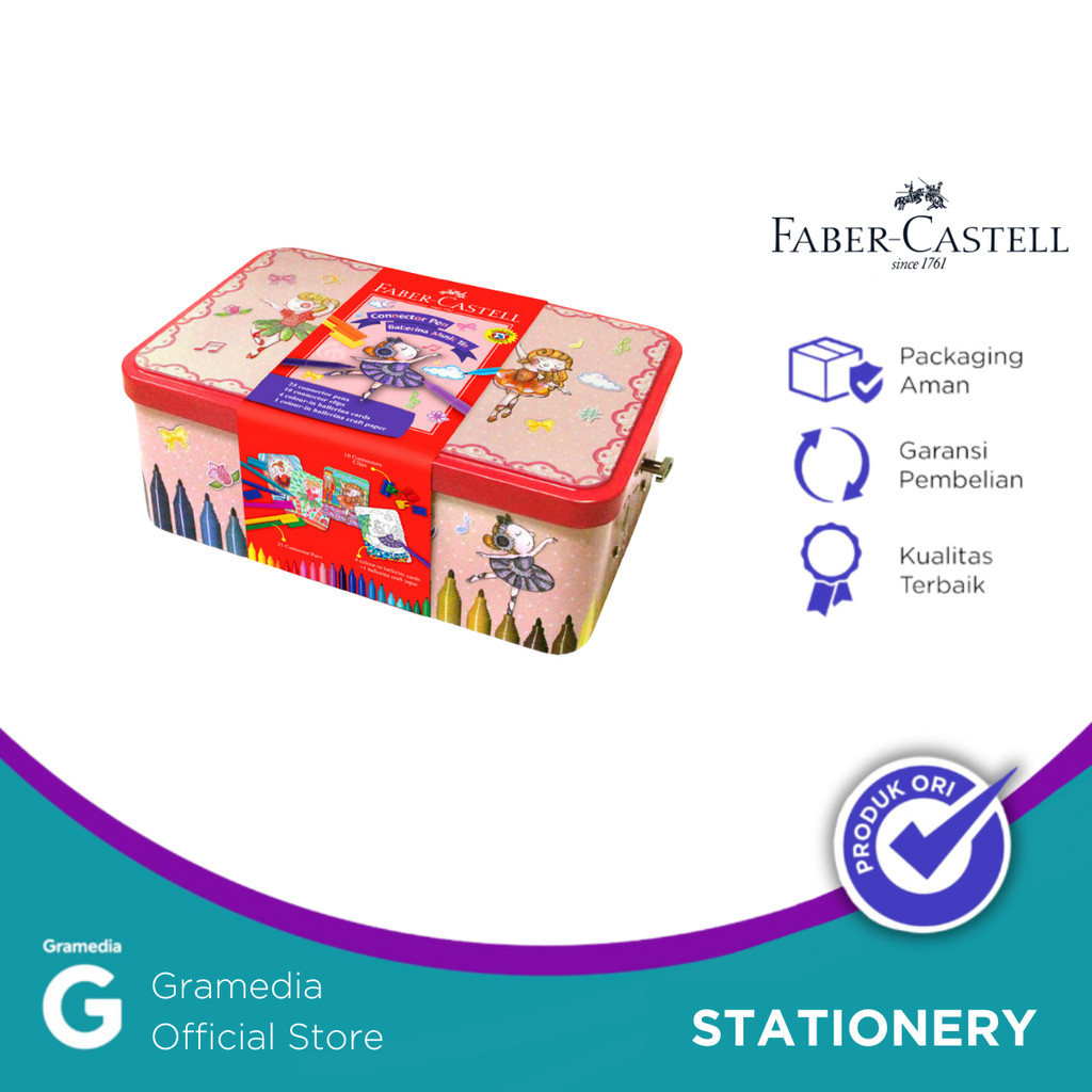 

Spidol Warna Faber Castell Connector Pen In Balerina Music Box