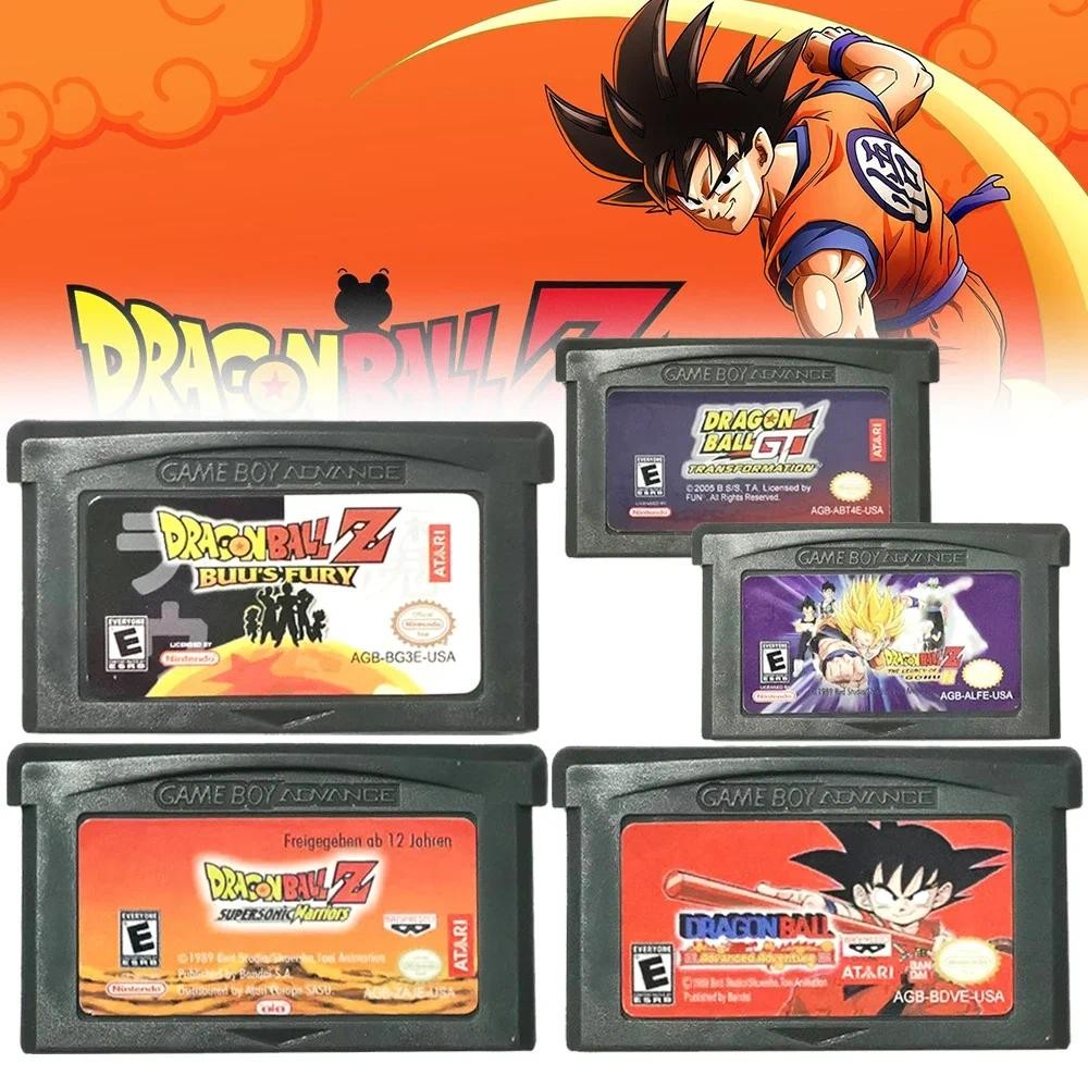 

GBA Game Cartridge 32 Bit Video Game Console Card Dragon Ball Series Advanced Adventure Supersonic Warriors Buu's Fury for GBA