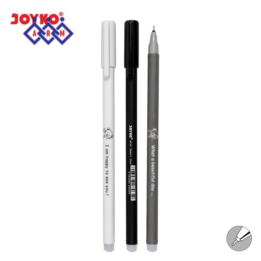 

Gel Pen Pulpen Bisa Dihapus Joyko GP-321 Shokyo 3 Gel 0.5 mm (PCS) ++LT3 Best Seller