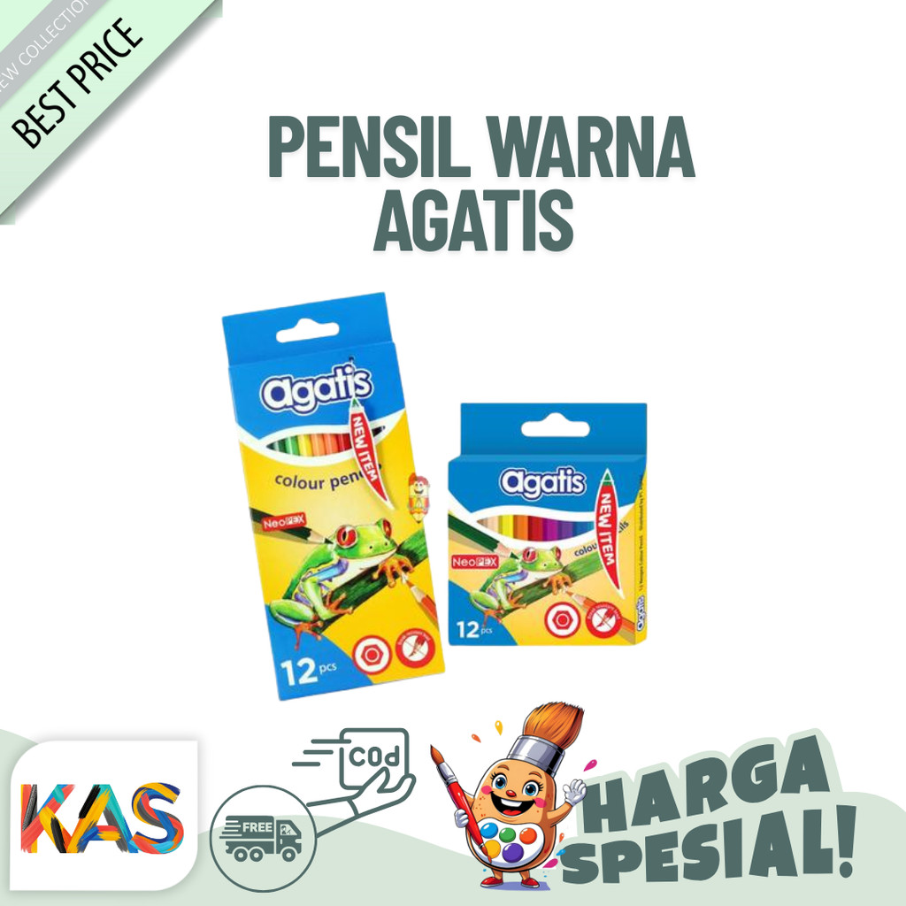 

Pensil Warna AGATIS Neopex 12 Warna Pendek NH-C-12H01 - Set
