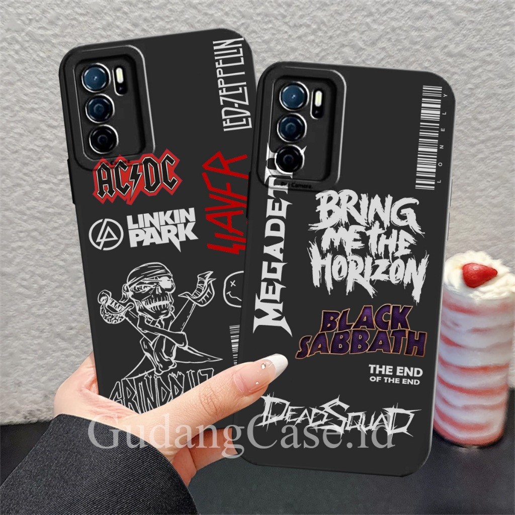 Case Hp Oppo A16 / A54s Casing Pelindung Camera Motif Stiker