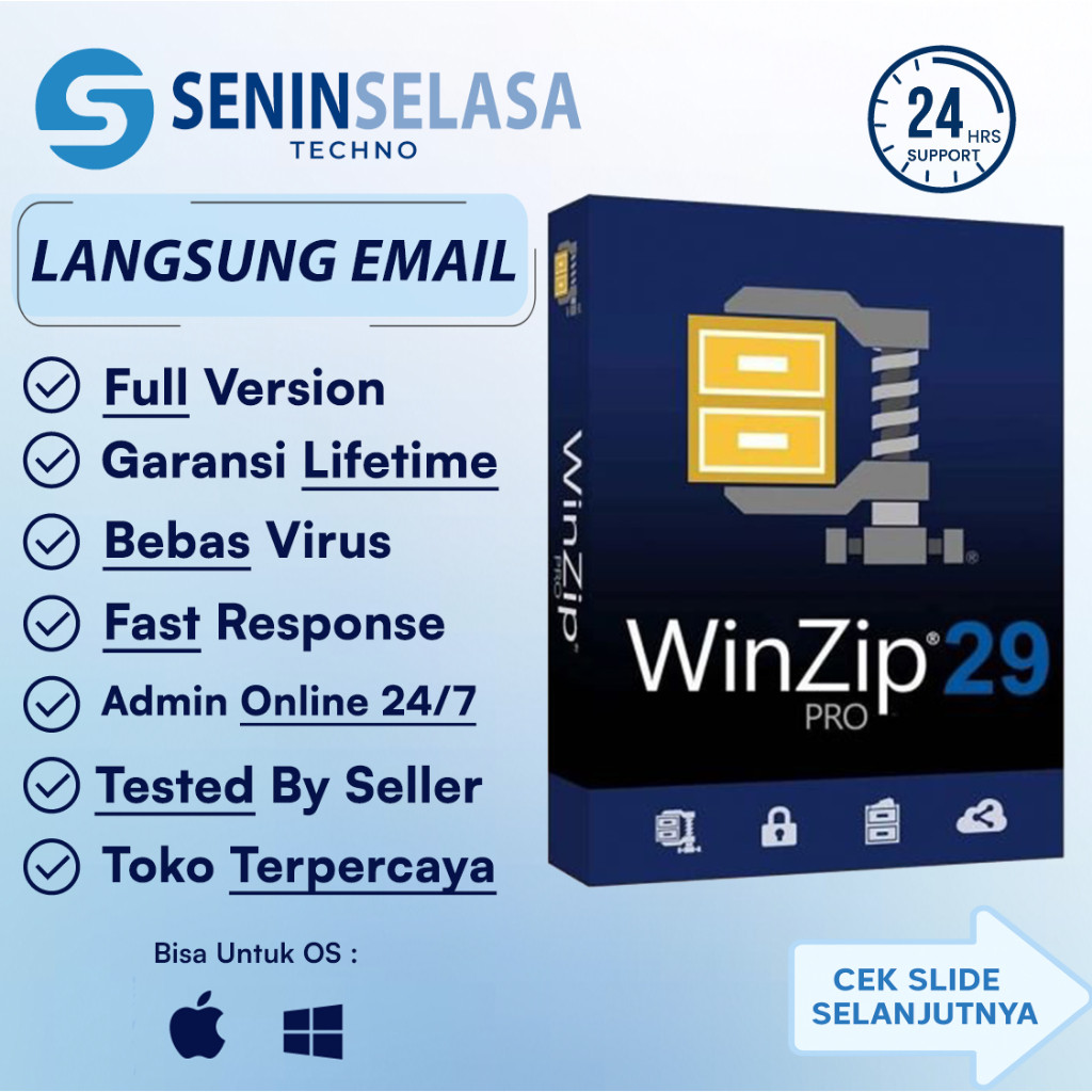 Software Kompresi & Enkripsi: WinZip Pro 29 [WIN]