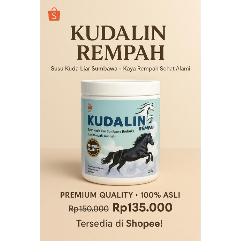 

Kudalin Herbal Susu Kuda Liar Sumbawa Plus Herbal