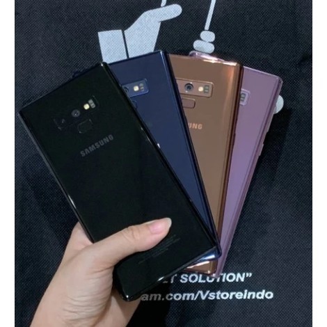 Samsung Note 9 6/128 GB Ex Resmi Sein Indonesia Second Bekas Seken Ori