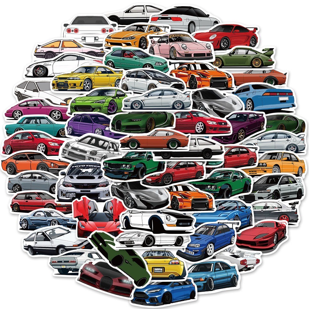 

Stiker Gaya Mobil Mewah Lucu Stiker untuk Buku Tempel/Buku Harian/Hp/Dekorasi Laptop/Sticker Helm Tahan Air Vinil/Stiker Tablet Ponsel Stiker Tahan Air Berperekat