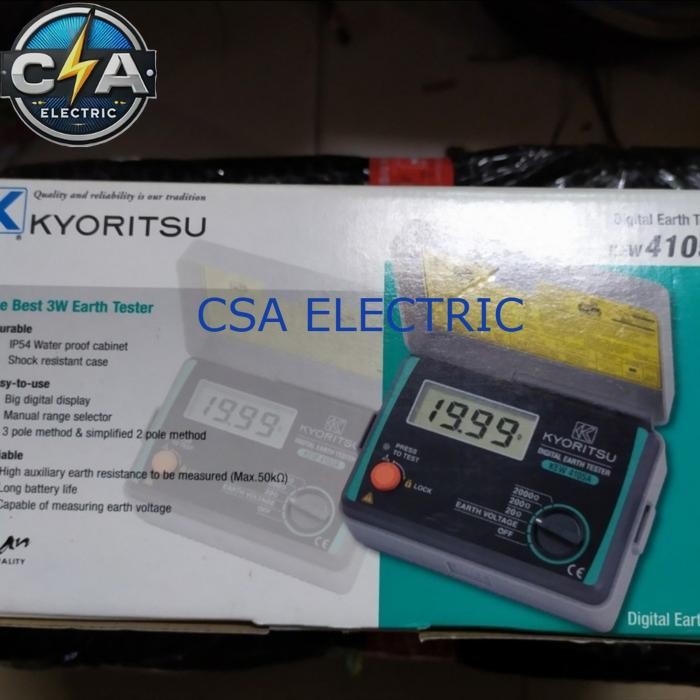 Kyoritsu 4105A earth tester / meger grounding kyoritsu 4105A