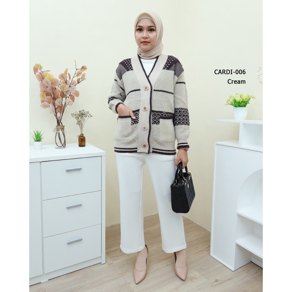 CARDIGAN RAJUT IMPOR- by Hijab Mamah icis/Terbaru