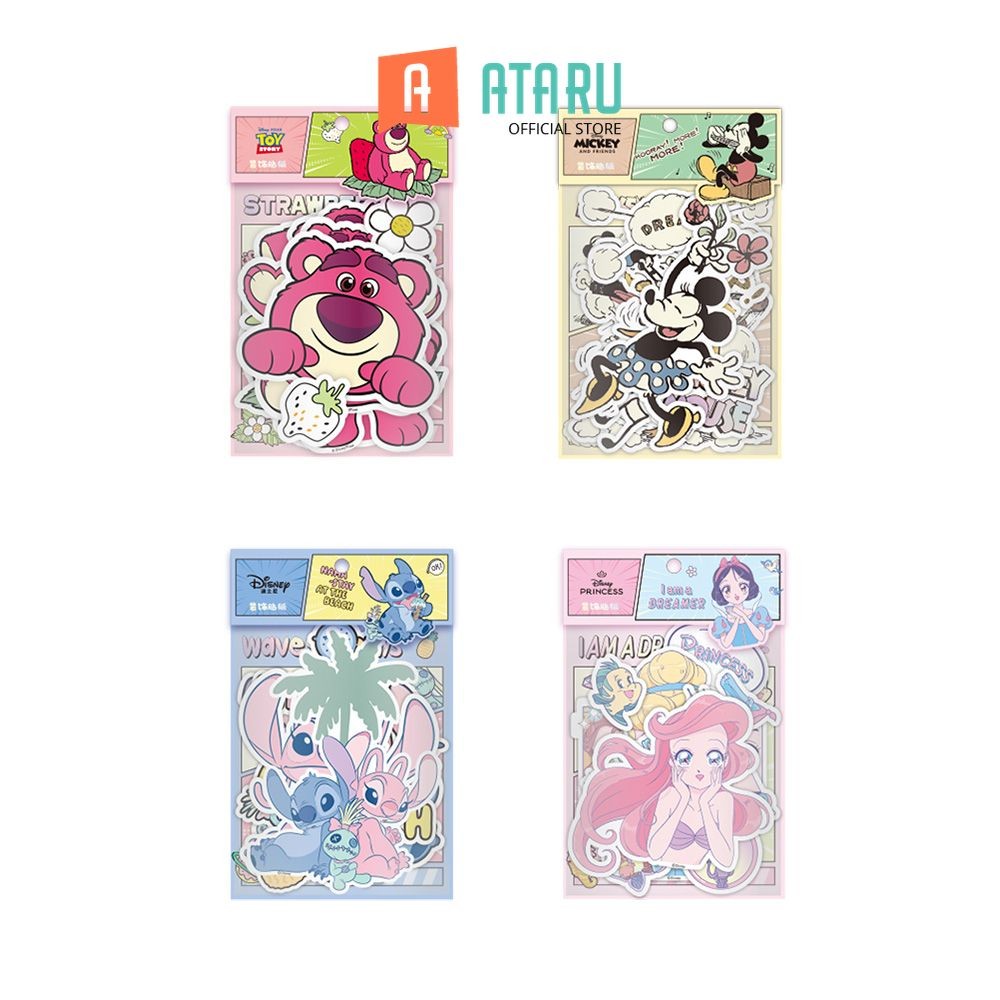 

Ataru Set 30 Pcs Stiker Disney Random Stiker Dekoratif Lucu Cute Stickers Deco Sticker Pack Journal Book