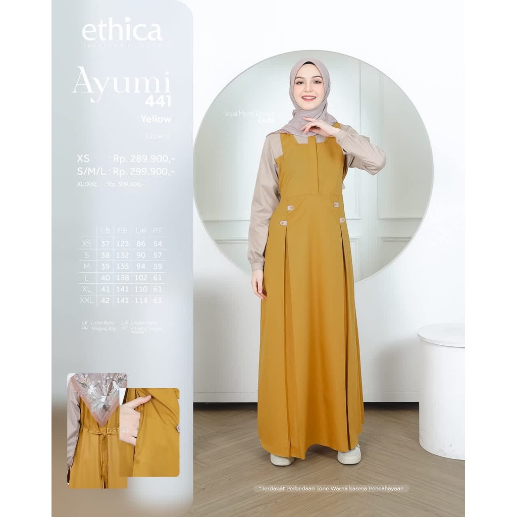 ETHICA GAMIS DEWASA AYUMI 441 YELLOW