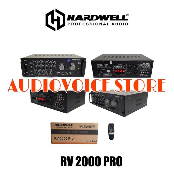 Amplifier Karaoke HARDWELL RV 2000 ORIGINAL Kualitas Terbaik