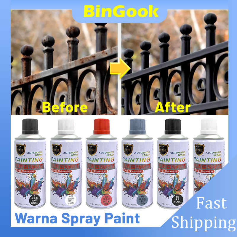 Cat Semprot Otomatis Berwarna Cerah Untuk Memperbaiki Goresan Mobil/Melapisi Cat Anti Karat