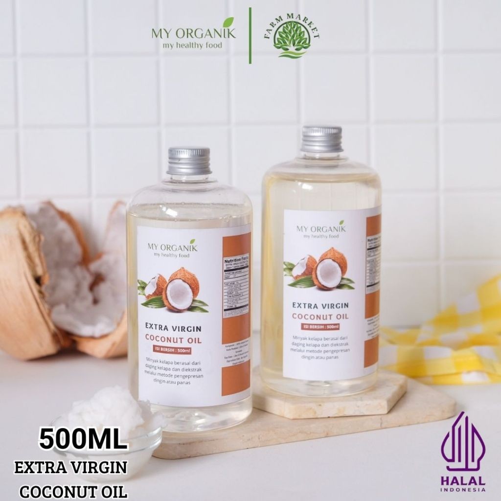 

My Organik vco virgin coconut oil minyak kelapa asli 100% murni 500ml