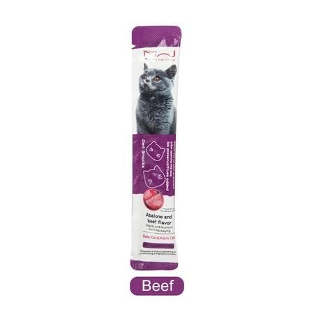 

Toko Snack kucing Snack Creamy Treats Cemilan kucing Makanan ringan penggemuk hewan peliharaan - 1# Abalon + sapi