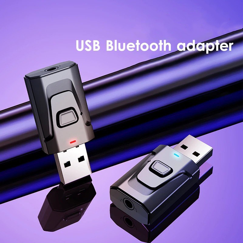 Adaptor Pemancar Penerima USB Audio Bluetooth 5.0