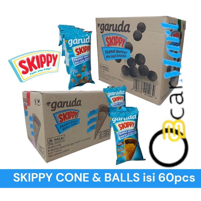

SKIPPY Peanut Butter Balls Cone 1 Dus isi 60 pcs