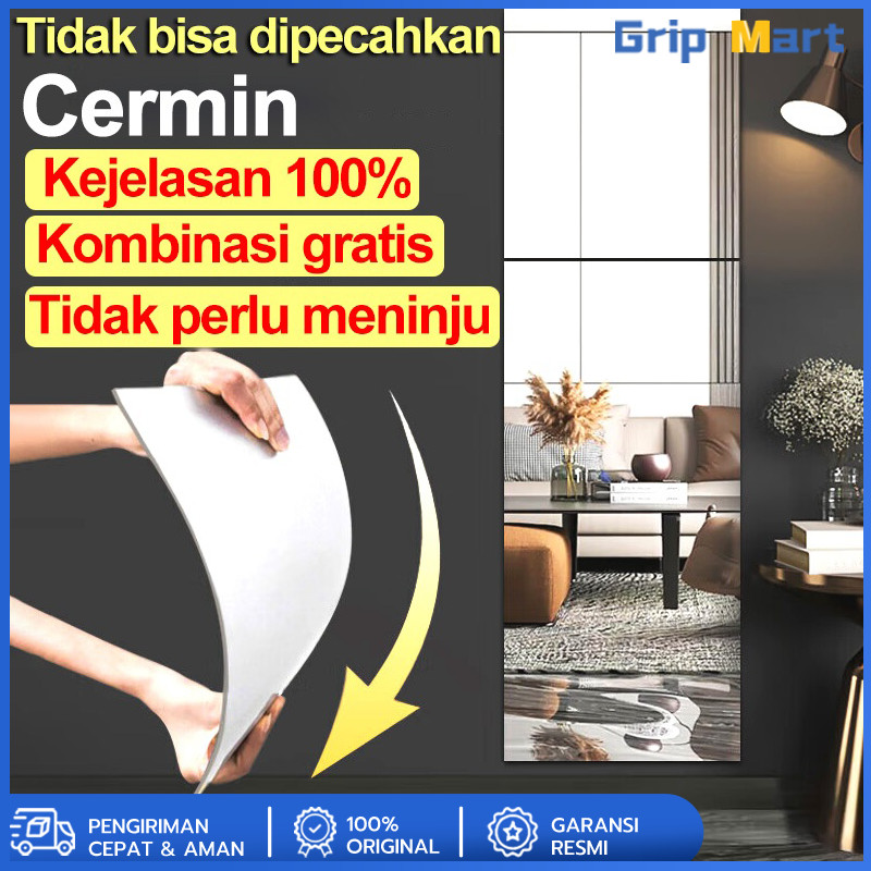 20x90cm Cermin Tempel Bahan Akrilik /Cermin tempel dinding Plastik /stiker Kaca cermin