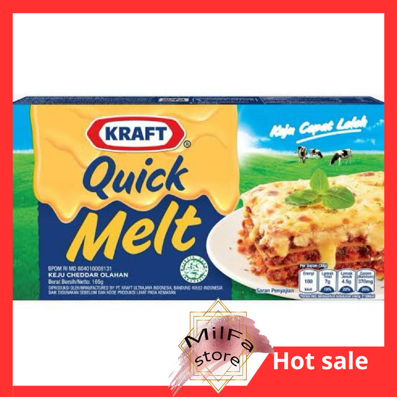 

MF990 KRAFT Quick Melt Mozza 165 Gram